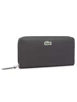 Большой женский кошелек Lacoste, черный