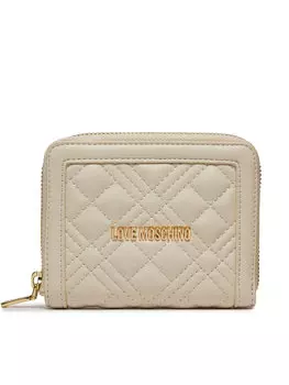 Большой женский кошелек Love Moschino, экрю