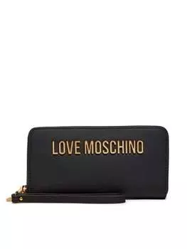 Большой женский кошелек Love Moschino, черный