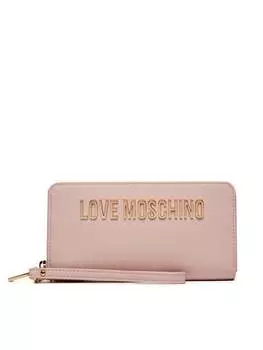 Большой женский кошелек Love Moschino, розовый