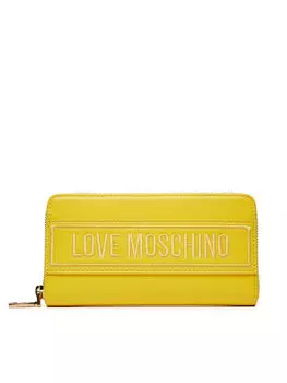 Большой женский кошелек Love Moschino, желтый