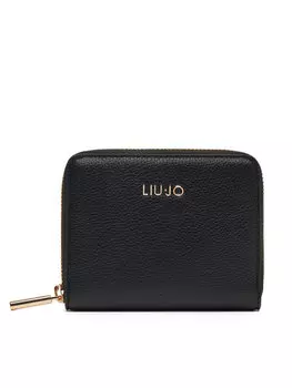 Большой женский кошелек M Zip Around AA5156 E0058 Liu Jo, черный