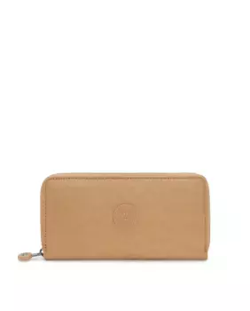 Большой женский кошелек Money World бежевого цвета Kipling, бежевый
