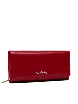 Большой женский кошелек Pierre Cardin, красный