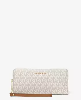 Большой женский кошелек с логотипом Michael Michael Kors, цвет Natural