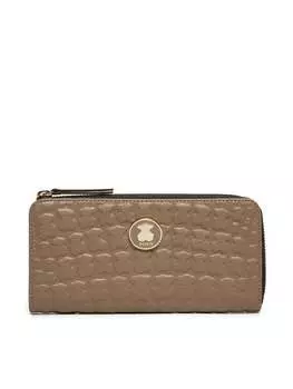 Большой женский кошелек Tous, бежевый