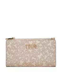 Большой женский кошелек Tous, бежевый