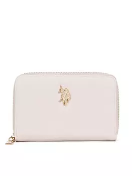 Большой женский кошелек U.S. Polo Assn. BIUXT8383WVP, бежевый