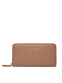 Большой женский кошелек Valentino, бежевый