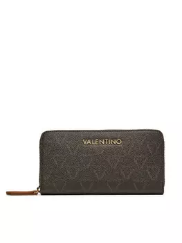 Большой женский кошелек Valentino, коричневый