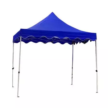 Большой зонтик AXZ, складной зонт для пикника во дворе, уличная четвероногие палатка с серебряным покрытием, утолщенная модель 2X2, окрашенная в серебристый и синий цвета