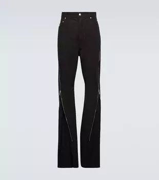 Болан банановые брюки из хлопка Rick Owens, черный