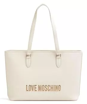 Bold Love Шоппер из искусственной кожи Love Moschino, бежевый