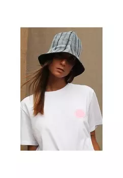 Более объемная футболка из хлопка Don The Fuller, белый