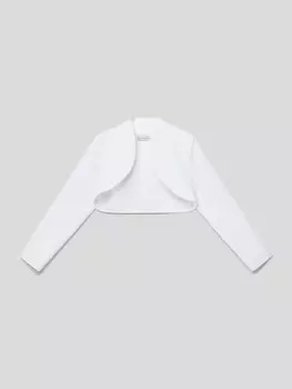 Болеро с открытым передом Une Hautre Couture, белый