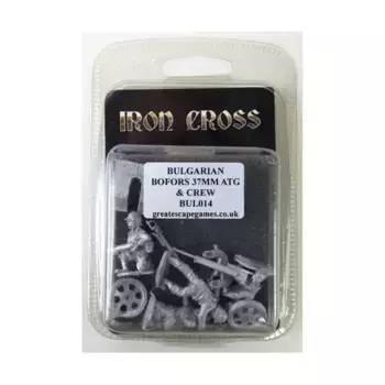 Болгарский Bofors 37mmm ATG & Crew, Iron Cross Miniatures - Bulgarians (28mm)