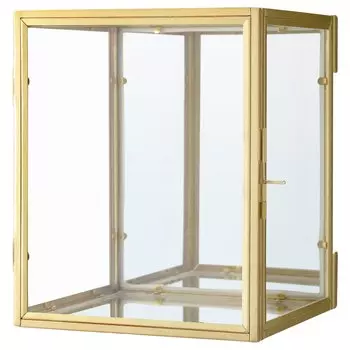 BOMARKEN БУМАРКЕН Рама для трехмерной картины, золотой, 17x20x16 см IKEA