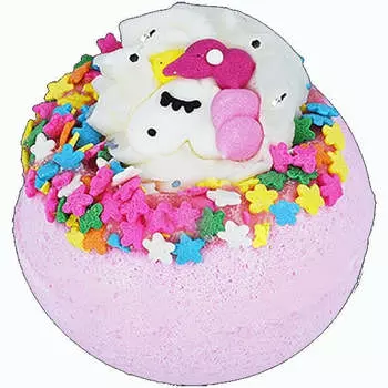 Bomb Cosmetics I Believe In Unicorns Bath Blaster шипучая бомбочка для ванны 160г