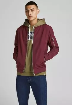 Бомбардировщик Чакетас Jack & Jones ДЖЕРУШ, цвет port royale