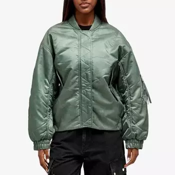 Бомбер Agolde Nisa, зеленый
