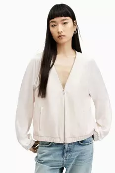 Бомбер Allsaints Helton All Saints, белый