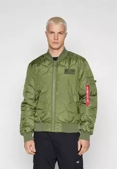 Бомбер Alpha Industries, шалфей/зеленый