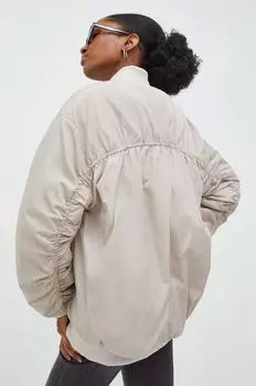 Бомбер Answear Lab, бежевый