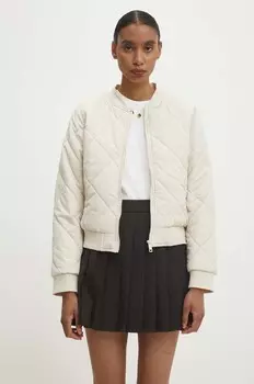 Бомбер Answear Lab, бежевый