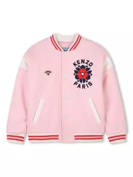 Бомбер Boke Flower Kenzo Kids, розовый
