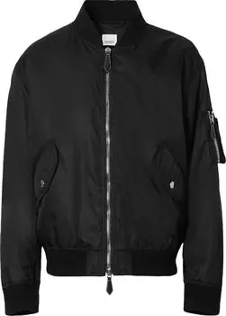 Бомбер Burberry Embroidered Bomber 'Black', черный
