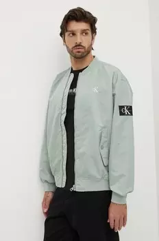 Бомбер Calvin Klein Jeans, зеленый