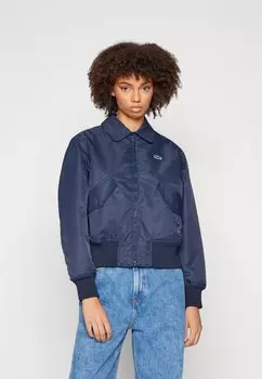 Бомбер Chaquetas Lacoste, темно-синий