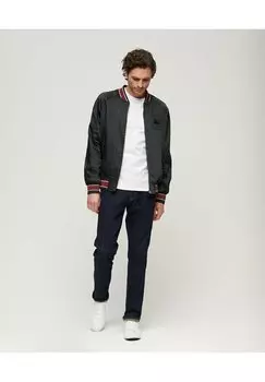 Бомбер Chaquetas Superdry SUKAJAN EMBROIDERED, цвет jet black