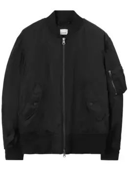Бомбер Chequered Crest BURBERRY, черный