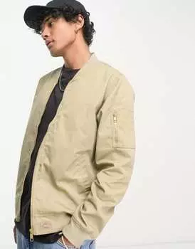 Бомбер цвета хаки Dickies Hughson