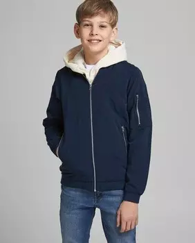 бомбер для мальчика Jack & Jones, синий