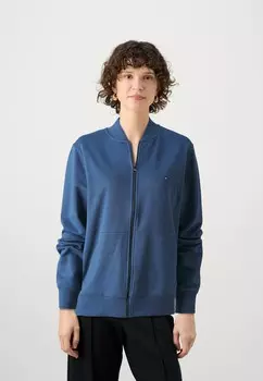 Бомбер FLAG LOGO BASEBALL ZIP THROUGH Tommy Hilfiger, синий