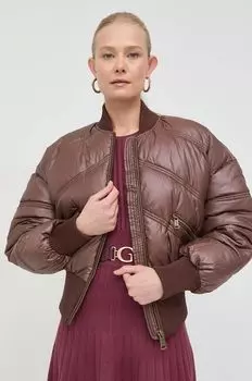 Бомбер Guess, коричневый