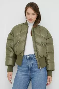 Бомбер Guess, зеленый