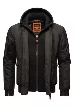 Бомбер Hoobo STONE HARBOUR, черный