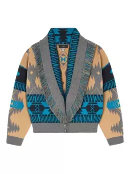 Бомбер Icon с бахромой Alanui, нейтральный