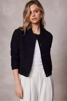 Бомбер из букле Mint Velvet, синий