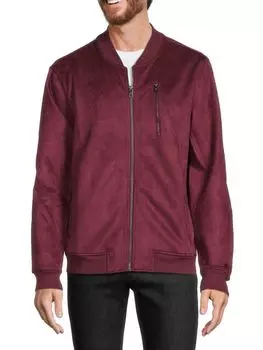 Бомбер из искусственной замши Ben Sherman, цвет Brass