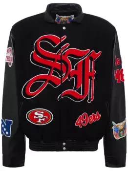 Бомбер из коллаборации с San Francisco 49ers Jeff Hamilton, черный