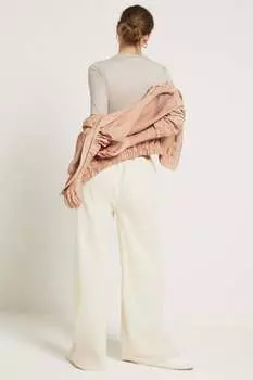 Бомбер из лиоцелла в стиле кэжуал River Island, розовый