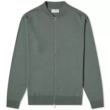 Бомбер из мериносовой ткани John Smedley Maclean