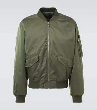 Бомбер из переработанного нейлона Prada, Militare