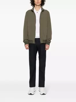 Бомбер из тафты Herno, зеленый