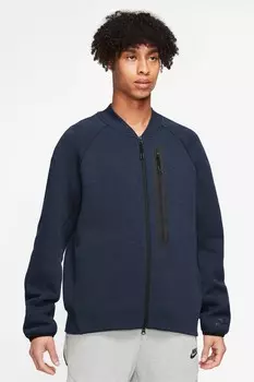 Бомбер из технического флиса Nike, синий