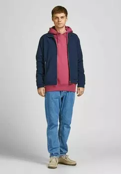 Бомбер Jjerush Harrington Jack & Jones, темно-синий